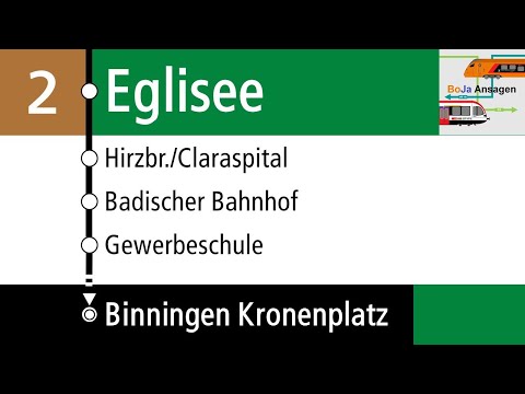 BVB Ansagen I 2 Eglisee - Binningen Kronenplatz I BoJa Ansagen