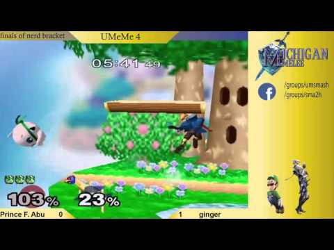 UMeMe 4 - Prince Abu (Jigglypuff) vs Ginger (Falco) Losers Finals