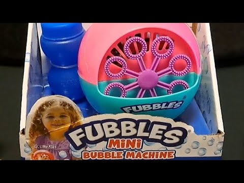 9 minutes Satisfying with Unboxing FUBBLES MINI BUBBLE MACHINE | ASMR