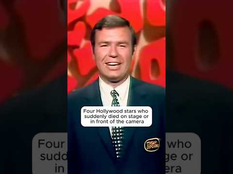 4 Hollywood stars who suddenly died on stage or in front of the camera #celebritylifestyle