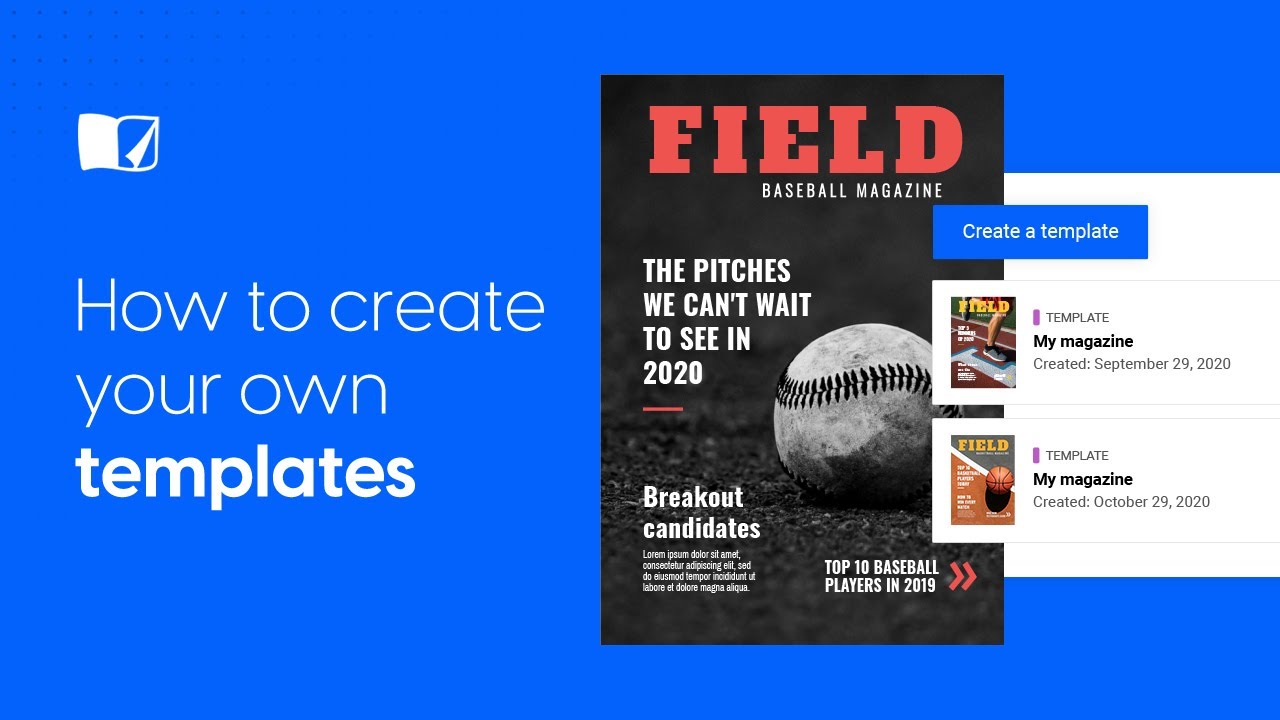 How To Create Your Own Templates | Flipsnack.com