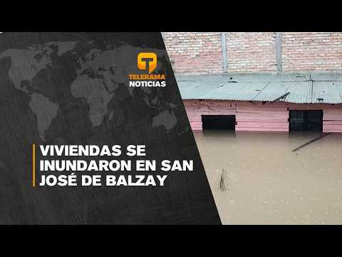 Viviendas se inundaron en San José de Balzay