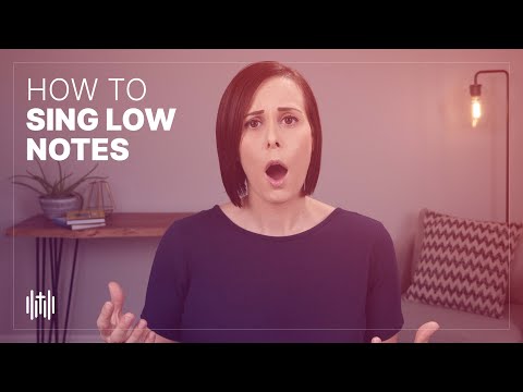 How to Sing Low Notes