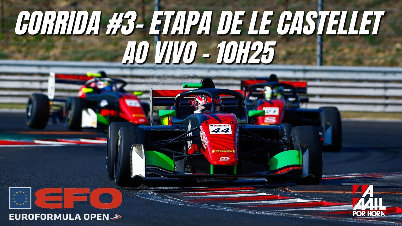 🟣EUROFORMULA OPEN 2026 | ETAPA DE LE CASTELLET  - 3ª CORRIDA | AO VIVO E COM IMAGENS