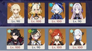 【原神】Ver.Luna VI a 螺旋12層 旅人キャリー＆燃焼溶解リオセスリで星9攻略【Genshin Impact】