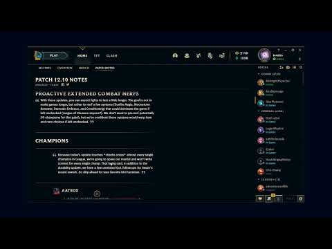 League of Legends - Patch 12.10 Review  Durability Patch