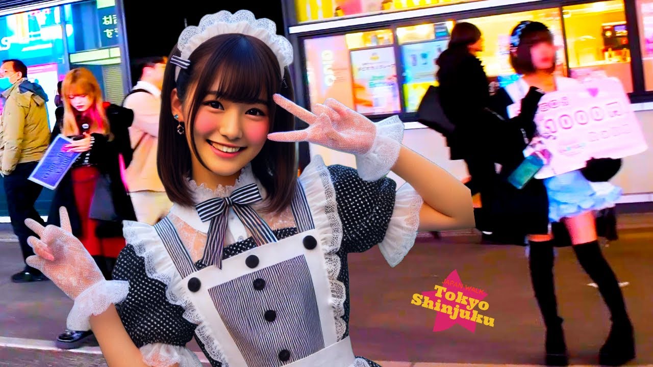 Tokyo Shinjuku 👍 Night Illusion ♪💖 4K Non-stop 1 hour