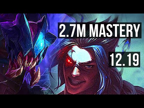 REK'SAI vs KAYN (JNG) | 2.7M mastery, 600+ games, 2/1/5, Rank 13 Rek'Sai | EUW Grandmaster | 12.19