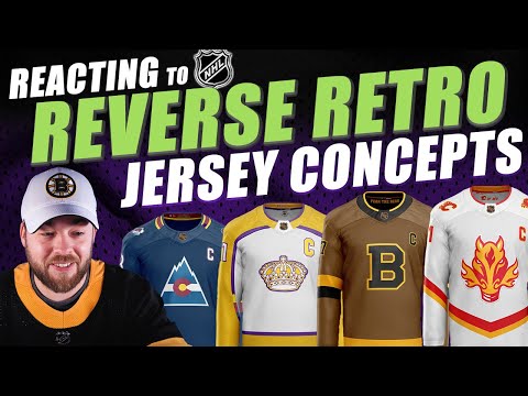 Reacting to NHL Reverse Retro Jersey Concepts!
