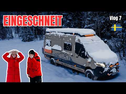 Eingeschneit im Nirgendwo – Wintercamping in Schweden