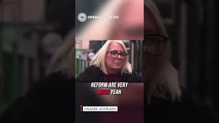 Download lagu Reform UK councillor Claire Mackie-Brown was interviewed by STV News in Falkirk, Scotland mp3