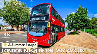 ☀️ A Summer Escape: Shepherd's Bush to West Drayton via 237, 423 & U3