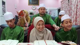 Download lagu TILAWAH WITH FAMILY Surah Alkahfi 75 - 79 Maqam Jiharkah & Hijaz || Azraie Family Malaysia mp3
