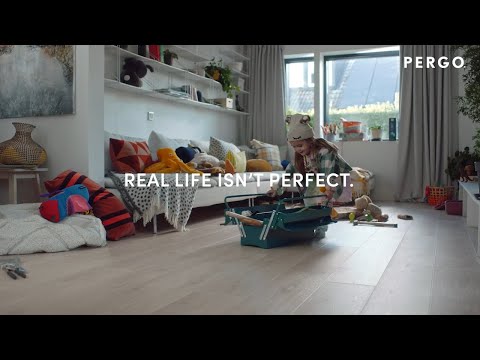 Pergo laminate flooring: high resistance to scratches and wear