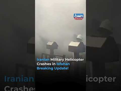 Iranian Army Helicopter Crashes Into Market in Isfahan, 4 Killed