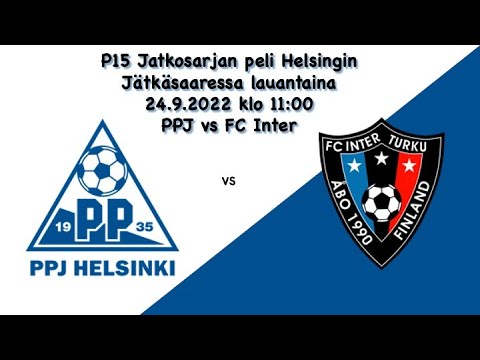 P15 Jatkosarjan peli Helsingin Jätkäsaaressa lauantaina 24.9.2022 klo 11:00  PPJ vs FC Inter