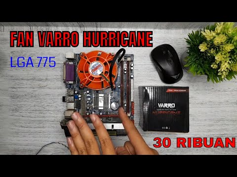 Fan varro hurricane LGA 775 |Fan lga 775|mobo775|rakit pc |#bopak ganti fan motherboard