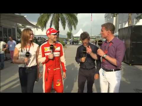 Malaysia 2015 post race Vettel Interview