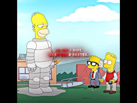 Bart hat Homer einen hochmodernen mechanischen Körper besorgt #shorts #foryou #simpsons #shj6D