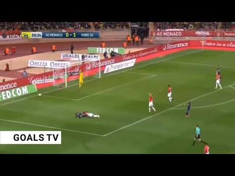 Neymar penalty goal vs Monaco 27/11/17