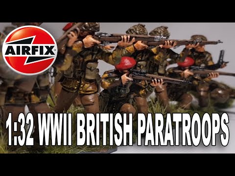 Airfix Vintage Classics 1:32 WW2 British Paratroops