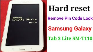 Samsung Galaxy Tab 3 Lite SM-T110 Hard Reset