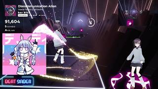 [BEAT SABER] ディスコミュ星人(Discommunication Alien) 兎田ぺこら × 夜空メル
