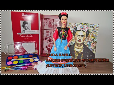 FRIDA KAHLO BARBIE INSPIRING WOMEN SERIE   (REVIEW, UNBOXING)