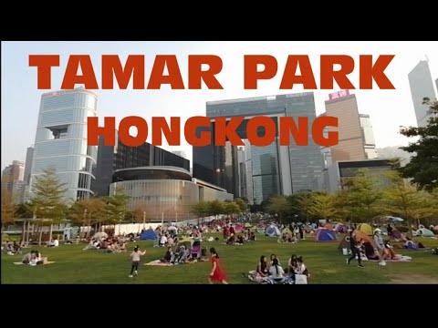 The Beauty of Tamar Park Hongkong/ People Can Stay To Do Picnic/Almost OFW Stay there Every Sunday