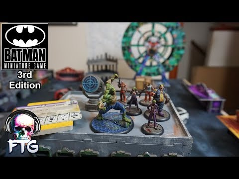 3rd Edition Batman Miniature Game - Batman VS Joker