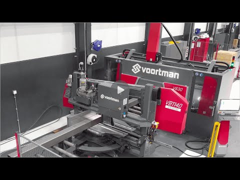 Voortman VB Standard | batch processing of square tubes with drilled holes