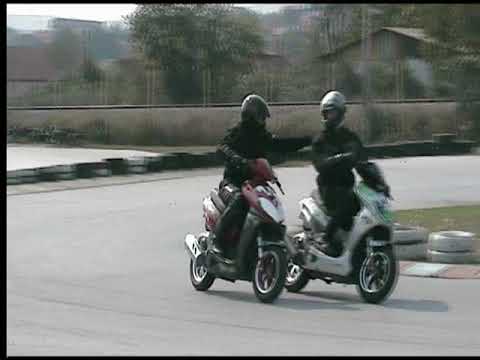 Scooter Race Volkovo 2008 Daniel Blazevski Aprilia SR 80cc