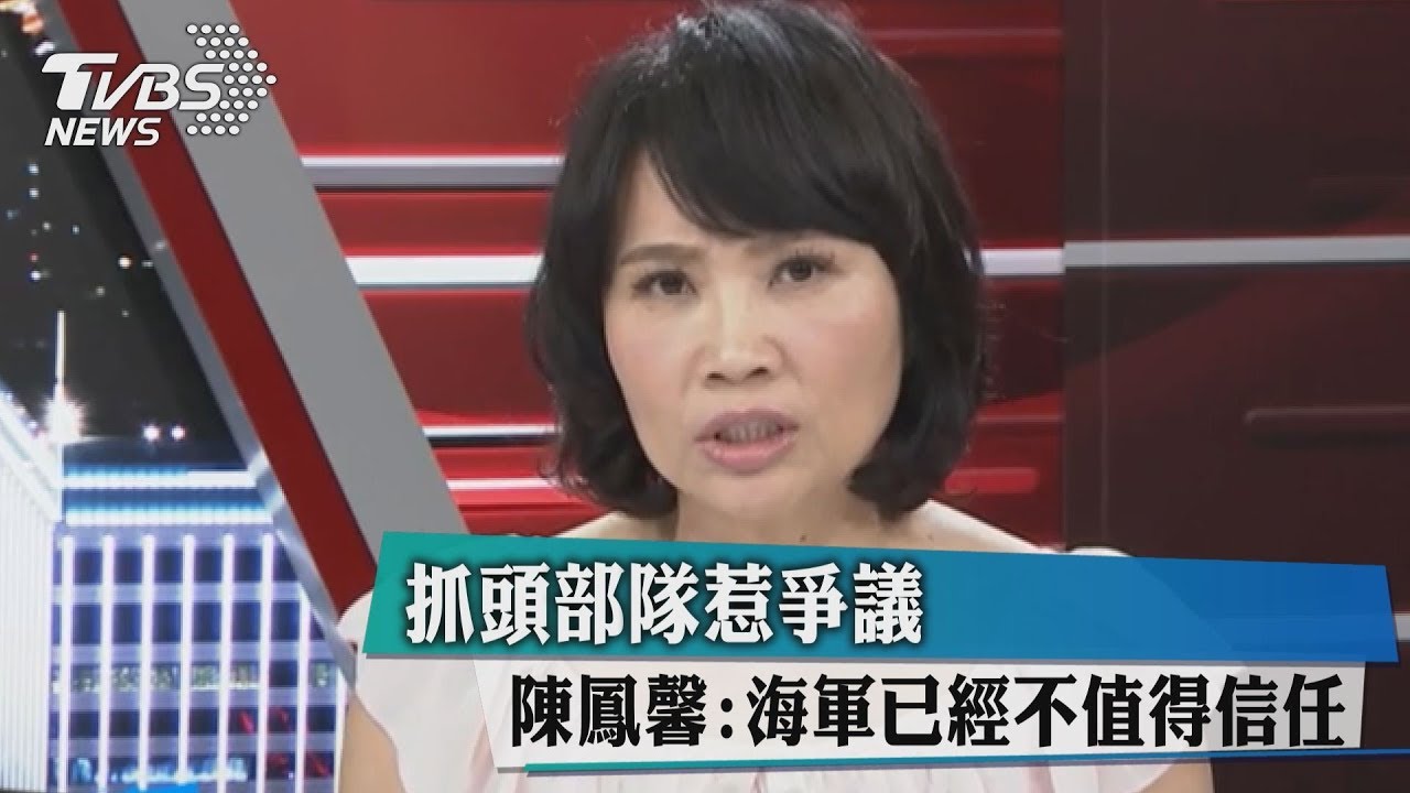 抓頭部隊惹爭議 陳鳳馨:海軍已經不值得信任