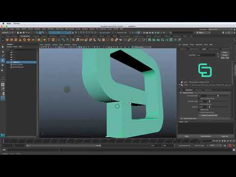 Advanced 3D Logo Animation in Autodesk Maya | Importing SVG
