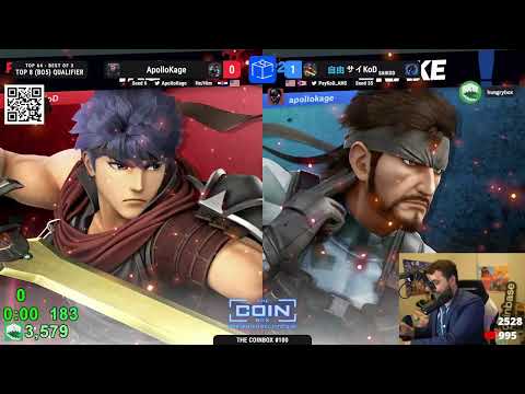 [The Coinbox #100] - WQF - サイKoD (Ike) vs ApolloKage (Snake)