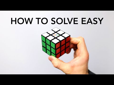 How to Solve A Rubiks's Cube - EASY to follow Step-by-step Beginners Tutorial