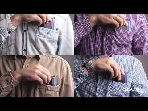 Carteira Fasolo Super Slim - Borda Personalizada - Lançamento