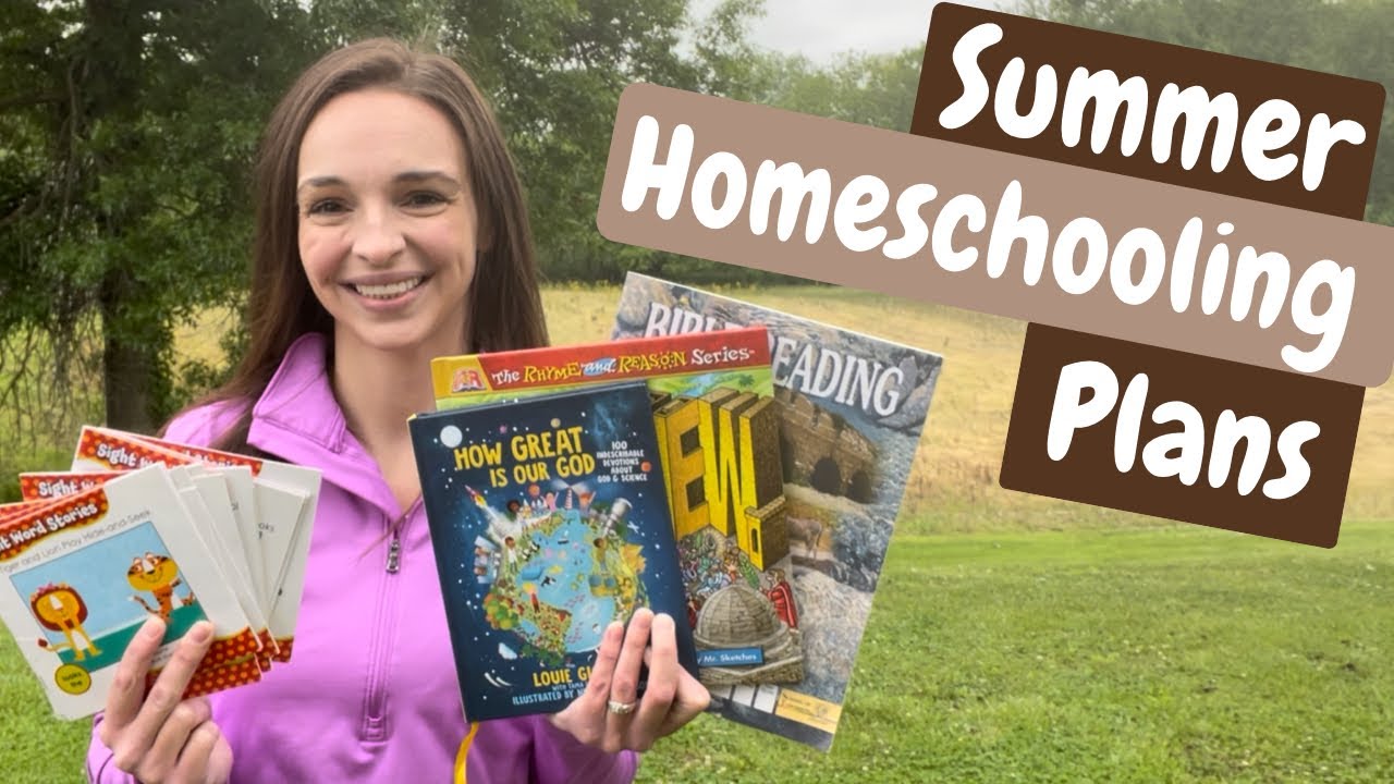 Summer Homeschooling Plans | Summer Homeschool Routine | Simple summer schedule for a kindergartner
