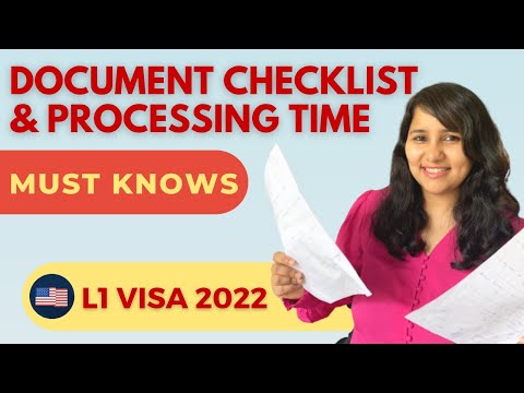 What documents do I need for an L1 visa interview and what happens on the day?