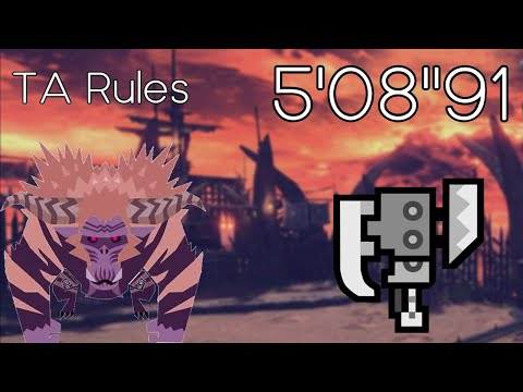 MHW:I |TA Wiki Rules|Tempered Furious Rajang |Switch Axe |5'08”91|PC