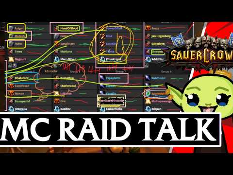 RAIDKADER ANALYSE. Wieso dieser MC Raid in SAUERCROWD? Wer fehlt? keine Anfänger? Ein Druide?