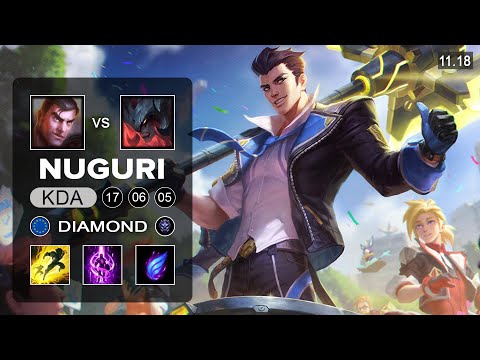 FPX Nuguri Jayce Top vs Aatrox - EUW Diamond - Season 11 Patch 11.19