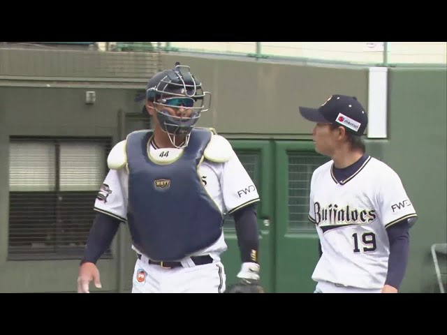 【3回表】開幕投手を狙うバファローズ・山岡 ランナー出すも3回無失点の好投!! 2021/2/27 B-H(練習試合)