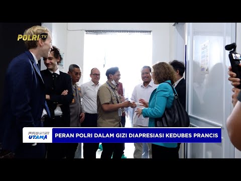 KEDUBES PRANCIS APRESIASI PERAN AKTIF POLRI PENUHI KEBUTUHAN GIZI ANAK