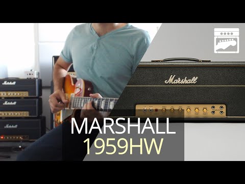 Демонстрация звучания усилителя Marshall 1959HW