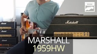 Video thumbnail for Marshall Handwired 1959HW Super Lead Plexi 100 Amp Demo by Guitar Gear Demos