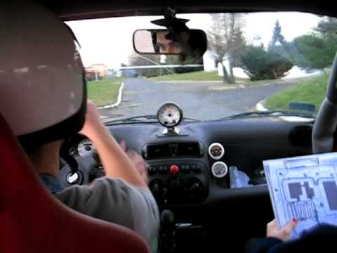 KJS XXI 21 Rajd Podkarpacki Krosno 22-11-2009 Artur Wołoszyn / Anna Fus onboard