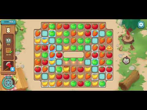 We Bare Bears Match3 Repairs Level 163 - No Boosters