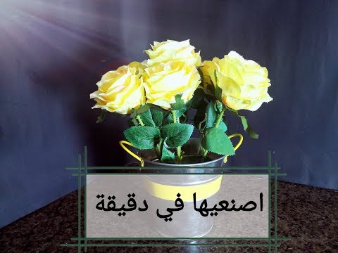 , title : 'قوارة الورود الصفراء سهلة وجميلة  - Yellow roses'