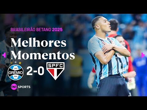 CARLOS VINÍCIUS CRAVA DOIS E ARTHUR 'DESFILA' EM CAMPO! GRÊMIO 2X0 SÃO PAULO - MELHORES MOMENTOS